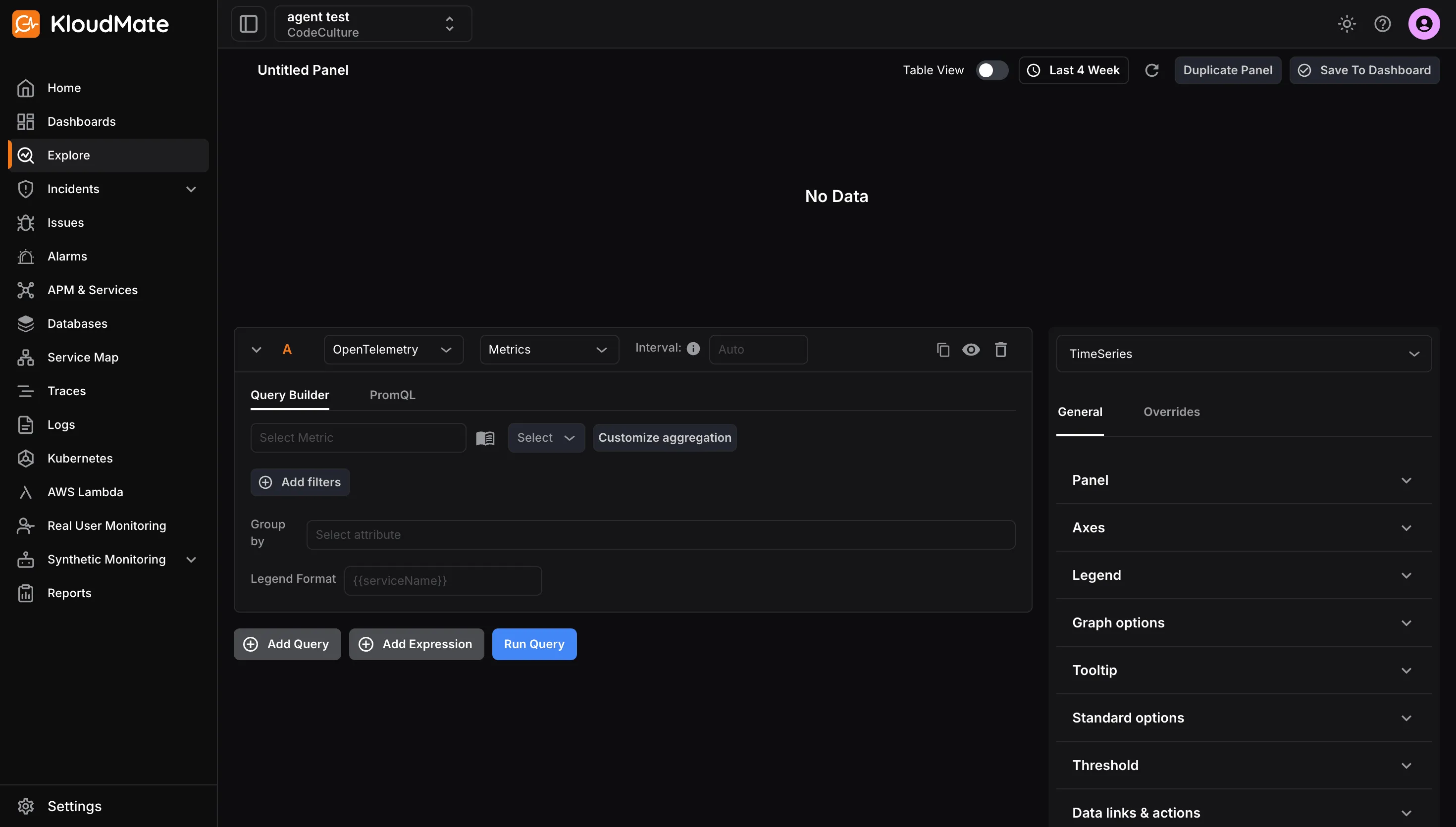 Save to Dashboard